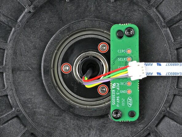 Logitech RS50 Base Slip Ring vervangen, De schroeven van de slipringadapter verwijderen: stap 19, afbeelding 1 van 1