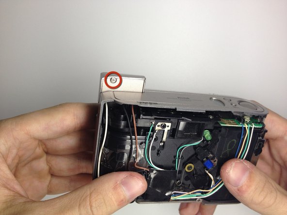 Disassembling Kodak Advantix F350 Display, Front Cover: crwdns2935265:07crwdnd2935265:02crwdnd2935265:02crwdne2935265:0