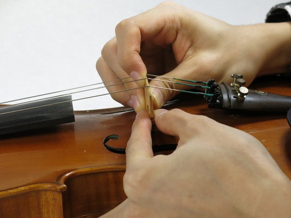 Violin Bridge Replacement: step 6, image 3 of 3