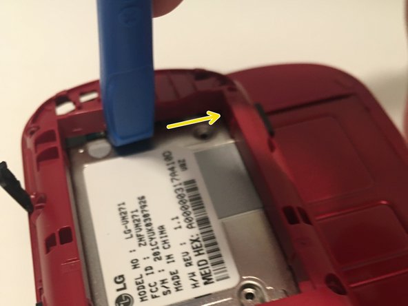 How to remove the back cover of the LG Extravert, Opening the bottom: crwdns2935265:09crwdnd2935265:02crwdnd2935265:02crwdne2935265:0