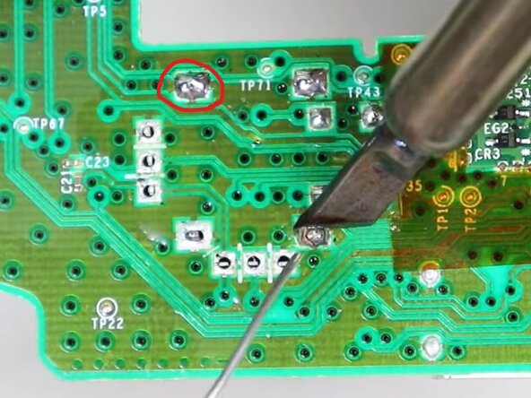 Xbox One Wireless Controller Model 1537 Analog Sticks Replacement, Resoldering: step 12, image 2 of 2