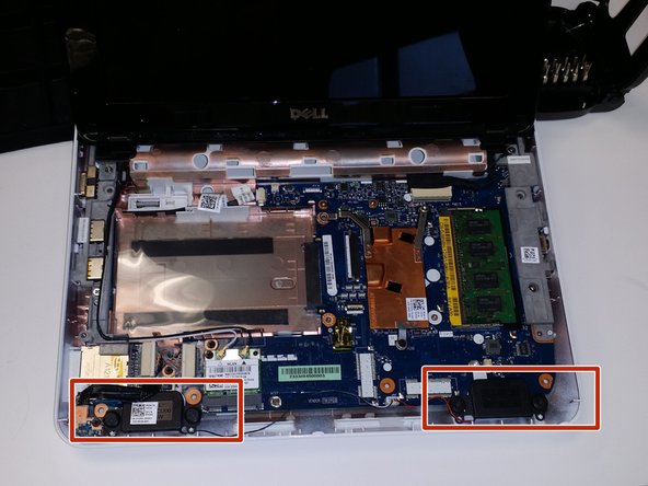 Dell Inspiron Mini 1012: Speakers Replacement: crwdns2935265:09crwdnd2935265:02crwdnd2935265:02crwdne2935265:0