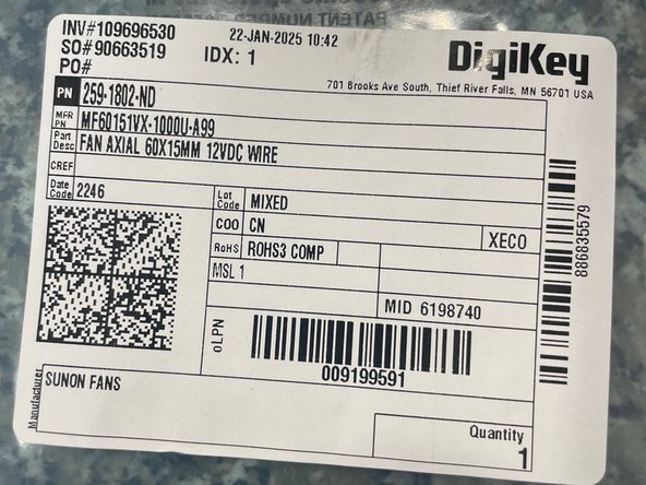 Ninja Foodi SP101 / FT102A Cooling Fan Replacement, Install New Fan: crwdns2935265:010crwdnd2935265:03crwdnd2935265:03crwdne2935265:0