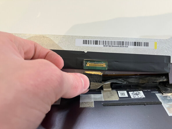 華件MateBook D 15 (2020) LCD顯示器更換, 取下LCD顯示器: 步骤 5 中的图像 2，2