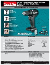 Makita Cordless Drill XFD11ZB Repair iFixit