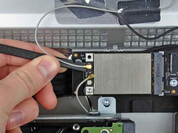 iMac Intel 27" EMC 2309 and 2374 AirPort Card Replacement, AirPort Card: crwdns2935265:010crwdnd2935265:02crwdnd2935265:02crwdne2935265:0