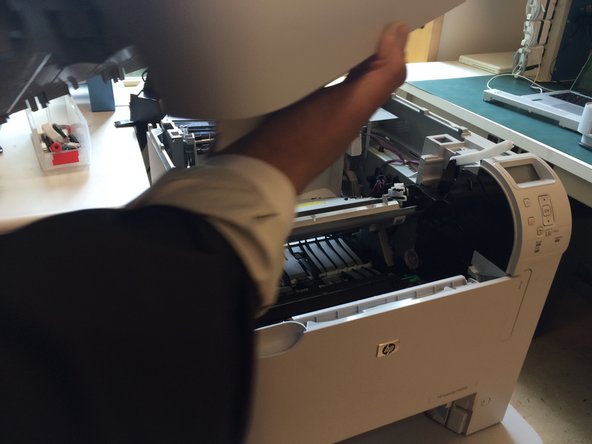 LaserJet P4014DN Printer Swing Plate Fuser Drive (Swing Plate Assembly) Replacement: crwdns2935265:012crwdnd2935265:02crwdnd2935265:03crwdne2935265:0