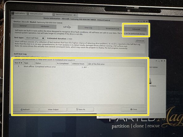Diagnosing and Erasing SSDs (Solid State Drive), Parted Magic - SATA: 手順 9、 3の画像 3