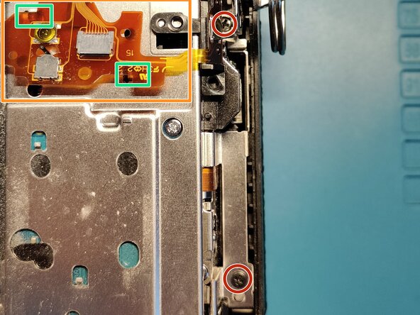 Sony A7 II Top Flex Cable replacement, Removing metal bracket 1: crwdns2935265:014crwdnd2935265:01crwdnd2935265:03crwdne2935265:0