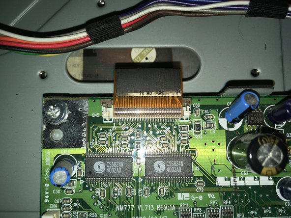 Mitsubishi Diamondpoint NXM76LCD  Display  Replacement, Remove the display cable: crwdns2935265:07crwdnd2935265:03crwdnd2935265:03crwdne2935265:0