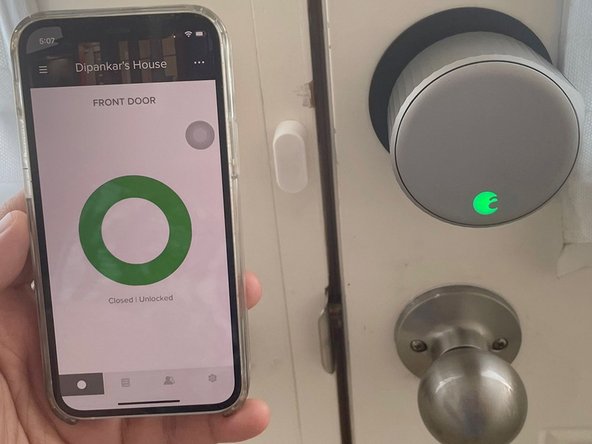 How to Replace a Manual Door Lock With An August (4th Gen.) Smart Lock: 步骤 14 中的图像 1，2