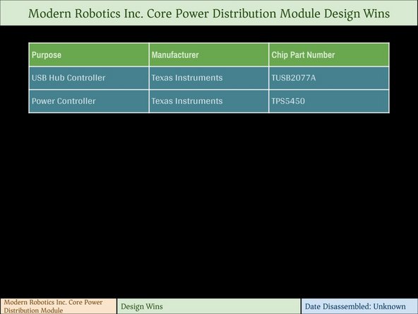 Modern Robotics Inc. Core Power Distribution Module Deep Teardown: step 11, image 1 of 1