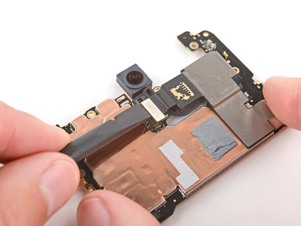 Google Pixel 9a Logic Board Replacement, Remove the rear cameras: passo 28, immagine 2 di 3