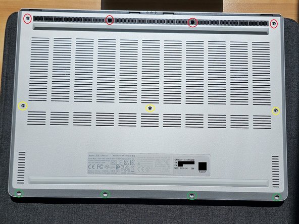 Asus ROG Zephyrus G14 (2024) m.2 SSD Drive Replacement, Remove the Bottom Cover Screws: crwdns2935265:02crwdnd2935265:02crwdnd2935265:03crwdne2935265:0