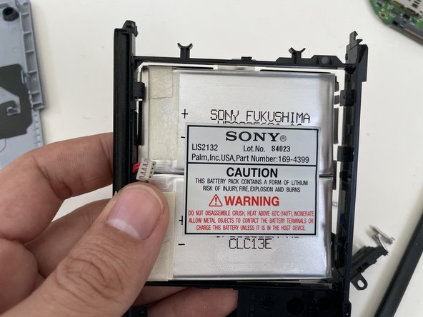 Palm Tungsten W (i710) Teardown, Reassembling precautions - Battery: crwdns2935265:018crwdnd2935265:02crwdnd2935265:02crwdne2935265:0