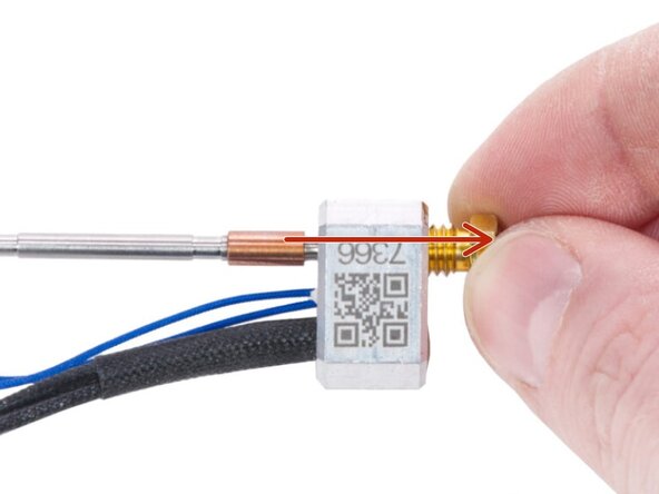 Prusa CORE One Nozzle Replacement, Removing the Nozzle: crwdns2935265:08crwdnd2935265:03crwdnd2935265:03crwdne2935265:0