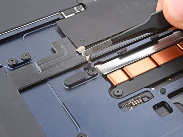 MacBook Air 15" 2023 Trackpad Replacement, Expose the trackpad screws: crwdns2935265:017crwdnd2935265:03crwdnd2935265:03crwdne2935265:0