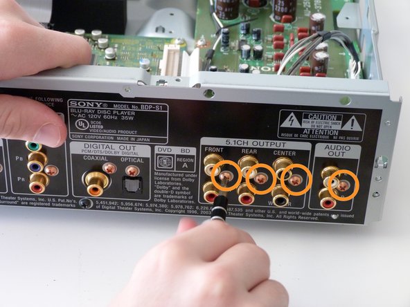 Sony BDP-S1 RC Socket Replacement, RC Socket: step 5, image 2 of 3