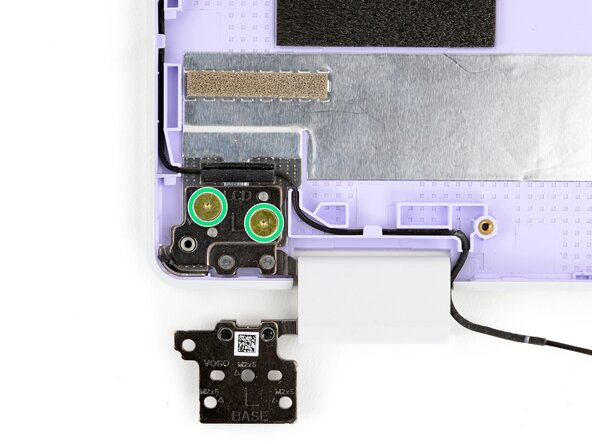 Framework Laptop 12 Fastener Guide, Hinge screws (top): 6 단계, 이미지 3개 중 1개