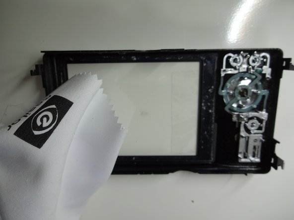Panasonic Lumix DMC-ZS8 LCD Display Screen Replacement, Clean up Window Plate and Reassemble: crwdns2935265:06crwdnd2935265:02crwdnd2935265:02crwdne2935265:0