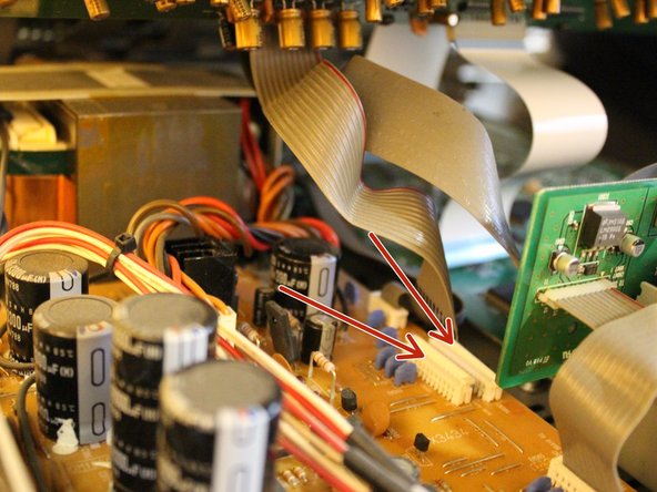 Yamaha DM1000 Faders Replacement, Remove 4 cables before opening: crwdns2935265:05crwdnd2935265:02crwdnd2935265:02crwdne2935265:0