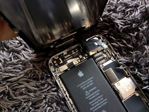 Remove  iPhone 6 Plus LCD screen, Unplug the four cable, separate  screen: step 6, image 1 of 2