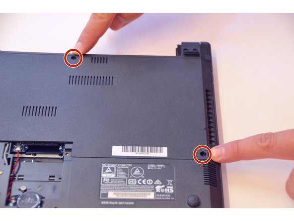 Replace WLAN / Bluetooth chipset, Main access cover: 2 단계, 이미지 1/3