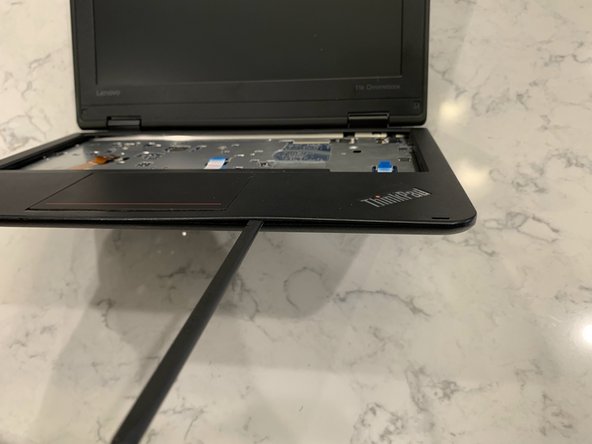 Lenovo 11e ThinkPad Chromebook Write-Protect Screw Removal, Removing the Bezel: crwdns2935265:04crwdnd2935265:02crwdnd2935265:03crwdne2935265:0