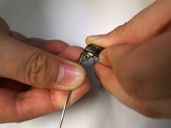 How to Repair Warped Eyeglasses Arm Joint and Replace the Screw: step 4, image 2 of 2