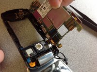 BlackBerry Pearl Flip 8220 Circuit Board and Roller Ball