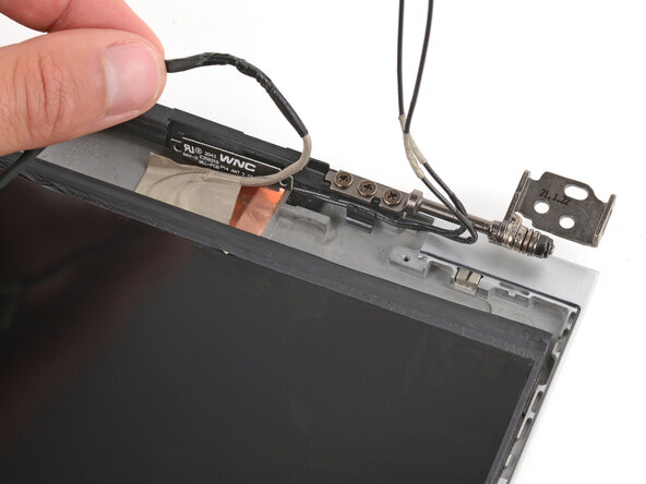 HP EliteBook 845 G7 Display Panel Replacement, Free the display cable: crwdns2935265:031crwdnd2935265:03crwdnd2935265:03crwdne2935265:0