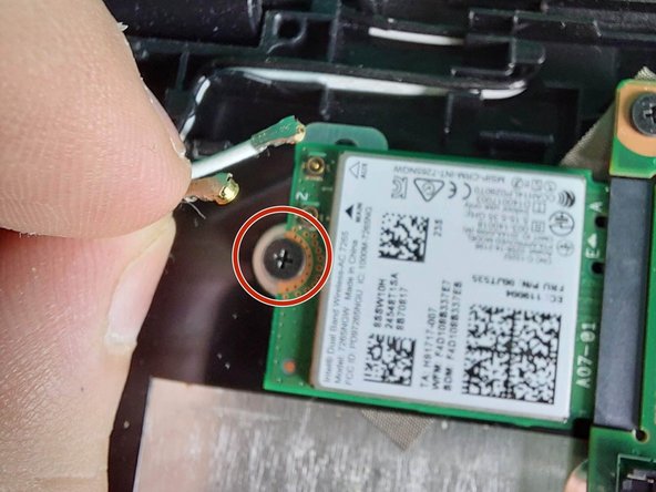 Lenovo 100e Chromebook (1st Gen) Wi-Fi/Bluetooth Card Replacement, Remove Wi-Fi Card: crwdns2935265:04crwdnd2935265:02crwdnd2935265:03crwdne2935265:0