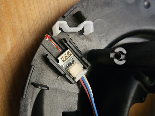 Nespresso Vertuo Next Pod holder , barcode reader and drain pipe Replacement, Remove the lid closed sensor: step 13, image 3 of 3