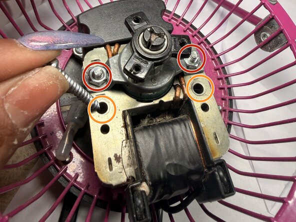 Room Essentials FE10-CP Fan Motor Replacement Guide: step 3, image 2 of 2