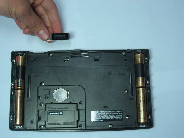 Texas Instruments TI-92 Backup Battery Replacement: crwdns2935265:07crwdnd2935265:03crwdnd2935265:03crwdne2935265:0