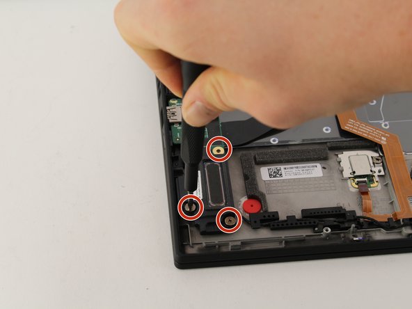 Lenovo ThinkPad X1 Carbon 7th Gen Lower Speakers Replacement, Lower Speakers: crwdns2935265:06crwdnd2935265:02crwdnd2935265:02crwdne2935265:0