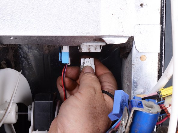 LG Refrigerator Water Inlet Valve Assembly Test and Replacement, Disconnect the remaining electrical connection(s): crwdns2935265:07crwdnd2935265:02crwdnd2935265:02crwdne2935265:0