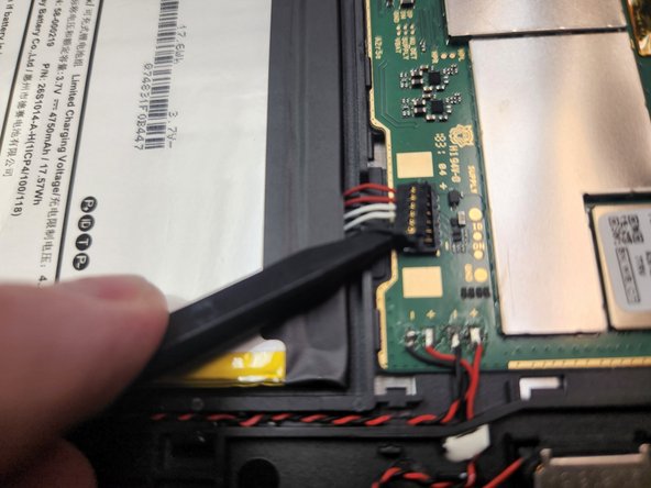 Amazon Fire HD 8 (8th Gen) Digitizer Replacement, Disconnect the Battery: crwdns2935265:03crwdnd2935265:02crwdnd2935265:03crwdne2935265:0