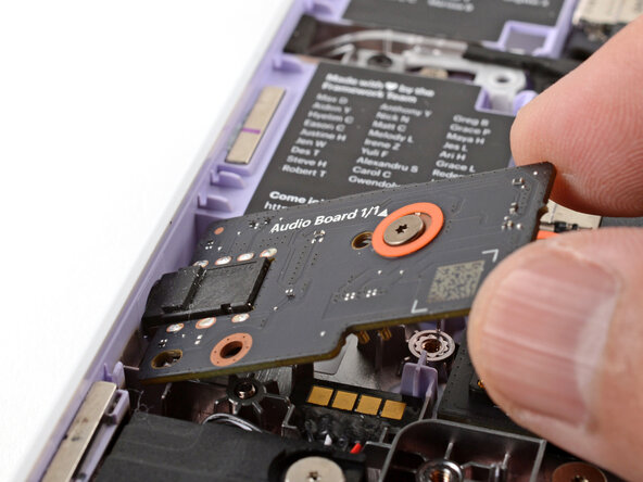Framework Laptop 12 Webcam Cable Replacement, Install the Audio Board: 78 단계, 이미지 3개 중 2개