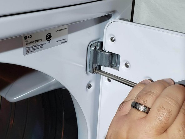 Как исправить направление распахивания дверцы сушилки для белья LG ...
