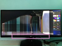 LG 25UM58-P Teardown