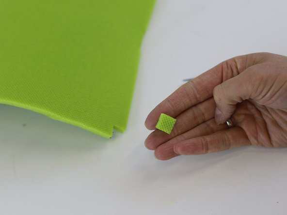 How to Repair a Hole in a Shoe Sole, Create the filling pieces: crwdns2935265:03crwdnd2935265:03crwdnd2935265:03crwdne2935265:0