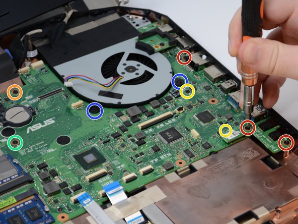 Asus ROG G750JM-BSI7N23 Motherboard Replacement: crwdns2935265:018crwdnd2935265:02crwdnd2935265:03crwdne2935265:0