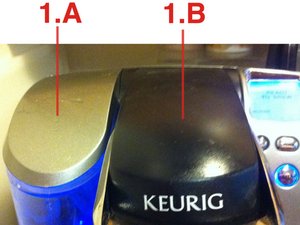 How to clean the top needle of the Keurig B77