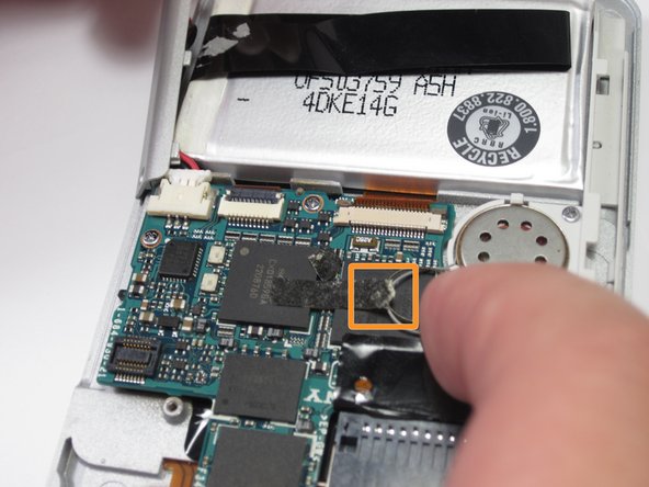 Sony Clie PEG-NR70 Speaker Rail Replacement, Speaker Rail: crwdns2935265:04crwdnd2935265:02crwdnd2935265:02crwdne2935265:0