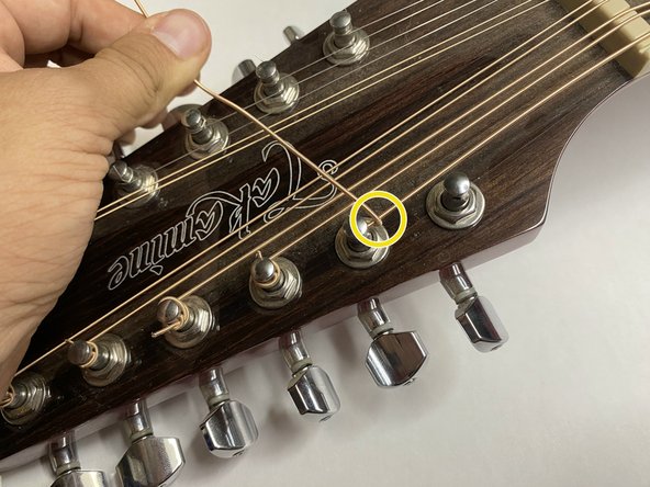 12-String Takamine G Series Guitar String Replacement: crwdns2935265:06crwdnd2935265:03crwdnd2935265:03crwdne2935265:0