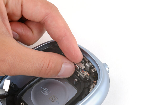 AirPods Max Right Headband Hinge Replacement, Put the hinge into place: step 36, image 3 of 3