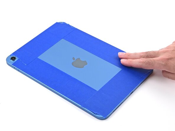 iPad 10 Battery Replacement, Press the screen adhesive: step 61, image 2 of 2