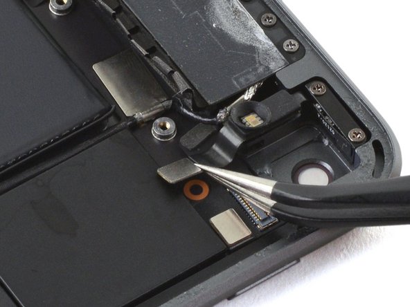 iPad mini 5 Wi-Fi Power Button Cable Replacement, Pull the power button cable out: step 40, image 2 of 2
