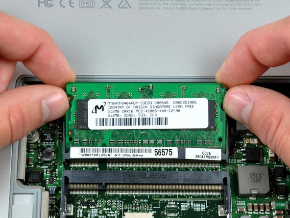 PowerBook G4 Aluminum 17" 1.67 GHz (High-Res) RAM Replacement, RAM: crwdns2935265:04crwdnd2935265:02crwdnd2935265:03crwdne2935265:0